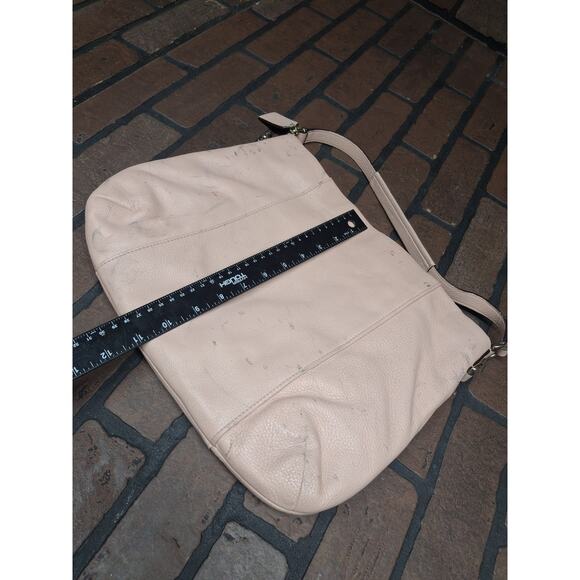 Coach Salmon Leather Side Zipped Shoulder Bag Flaws - Picture 7 of 7